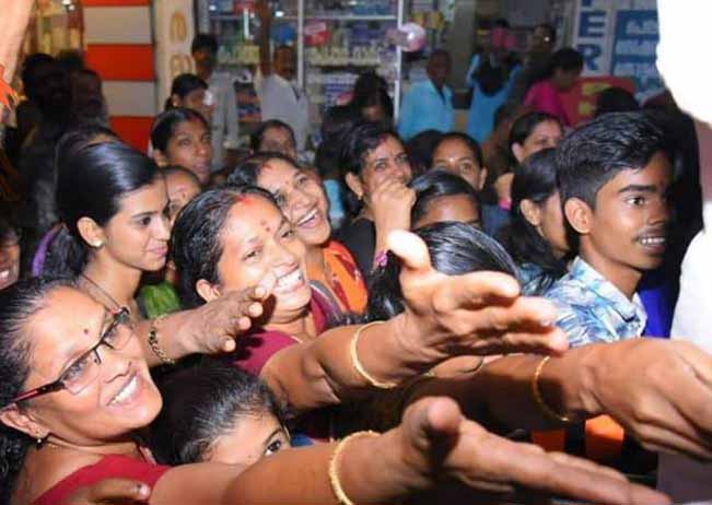 പത്തനം തിട്ടയിലെ ‘അമ്മ മനസുകൾ കെ.സുരേന്ദ്രനൊപ്പം”.