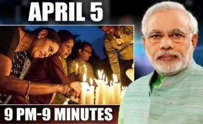 പ്രധാനമന്ത്രിയുടെ ആഹ്വാനം ഏറ്റെടുത്ത് രാജ്യം ഒറ്റക്കെട്ടായി ഇന്ന് ദീപം തെളിയിക്കും: