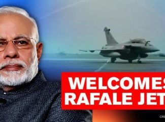 PM Modi Welcomes Five Rafale Jets To India With A Sanskrit Couplet After Touchdown :