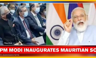 PM Modi & Counterpart Inaugurate India-aided Mauritius SC Building;