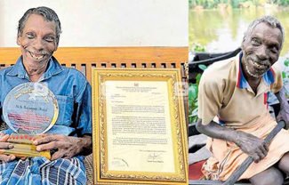 പ്രധാനമന്ത്രി, മന് കി ബാത്തില് പ്രശംസിച്ച കായല് സംരക്ഷകന് രാജപ്പന് അന്താരാഷ്ട്ര ആദരം: