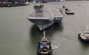 INDIAS FIRST INDIGENOUS AIRCRAFT CARRIER INS VIKRANTH ON ITS MAIDEN SEA TRIALS: