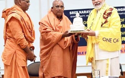 ശ്രീനാരായണ ഗുരു ഇന്ത്യയുടെ ആധ്യാത്മിക ചൈതന്യമെന്ന് പ്രധാനമന്ത്രി നരേന്ദ്ര മോദി: