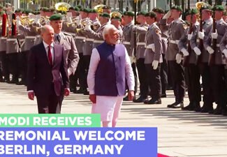 പ്രധാനമന്ത്രി നരേന്ദ്ര മോദി ജര്‍മനിയിലെത്തി : ബെര്‍ലിനില്‍ ഉജ്ജ്വല സ്വീകരണം: