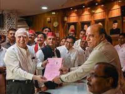 Kapil Sibal files Rajya Sabha nomination with SP’s support: