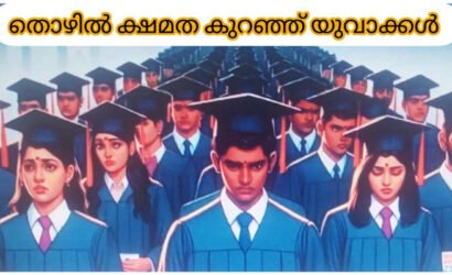 ബിരുദധാരികളായ യുവാക്കളിൽ ഭൂരിഭാഗത്തിനും തൊഴിൽ  ക്ഷമതയില്ല; കേന്ദ്ര റിപ്പോർട്ട് പുറത്ത്: